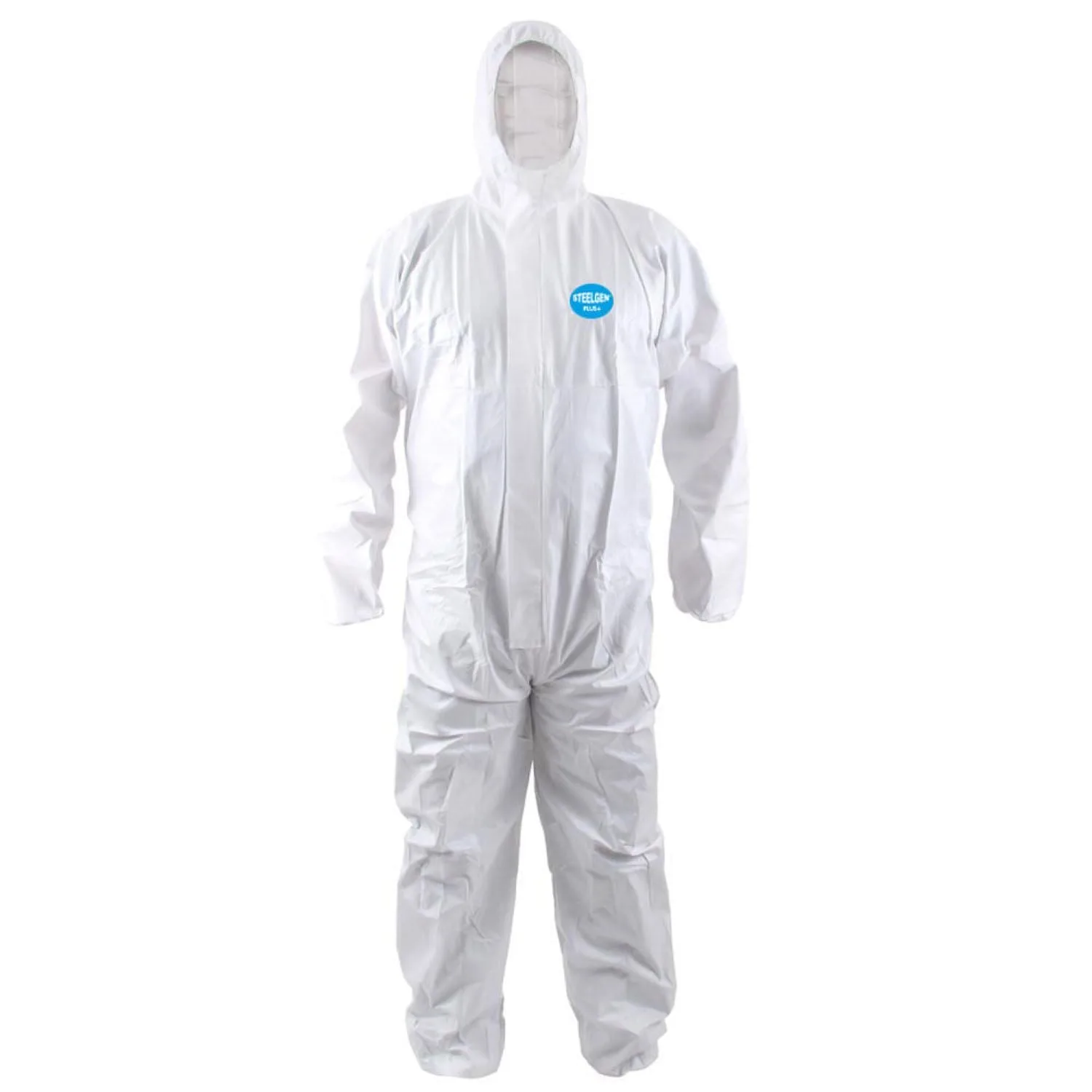 Buzo Desechable Cubre Cierre Steelgen Plus+ ISP Blanco