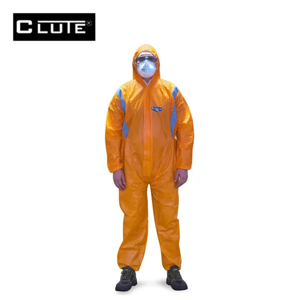 Buzo Macroguard RX Naranja con Cinta Reflectiva Clute