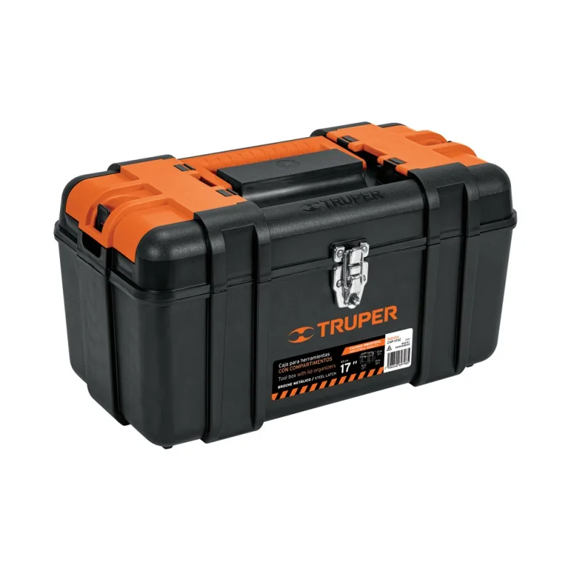 Caja de Herramientas Truper 102434 17 Pulgadas con Compartimentos