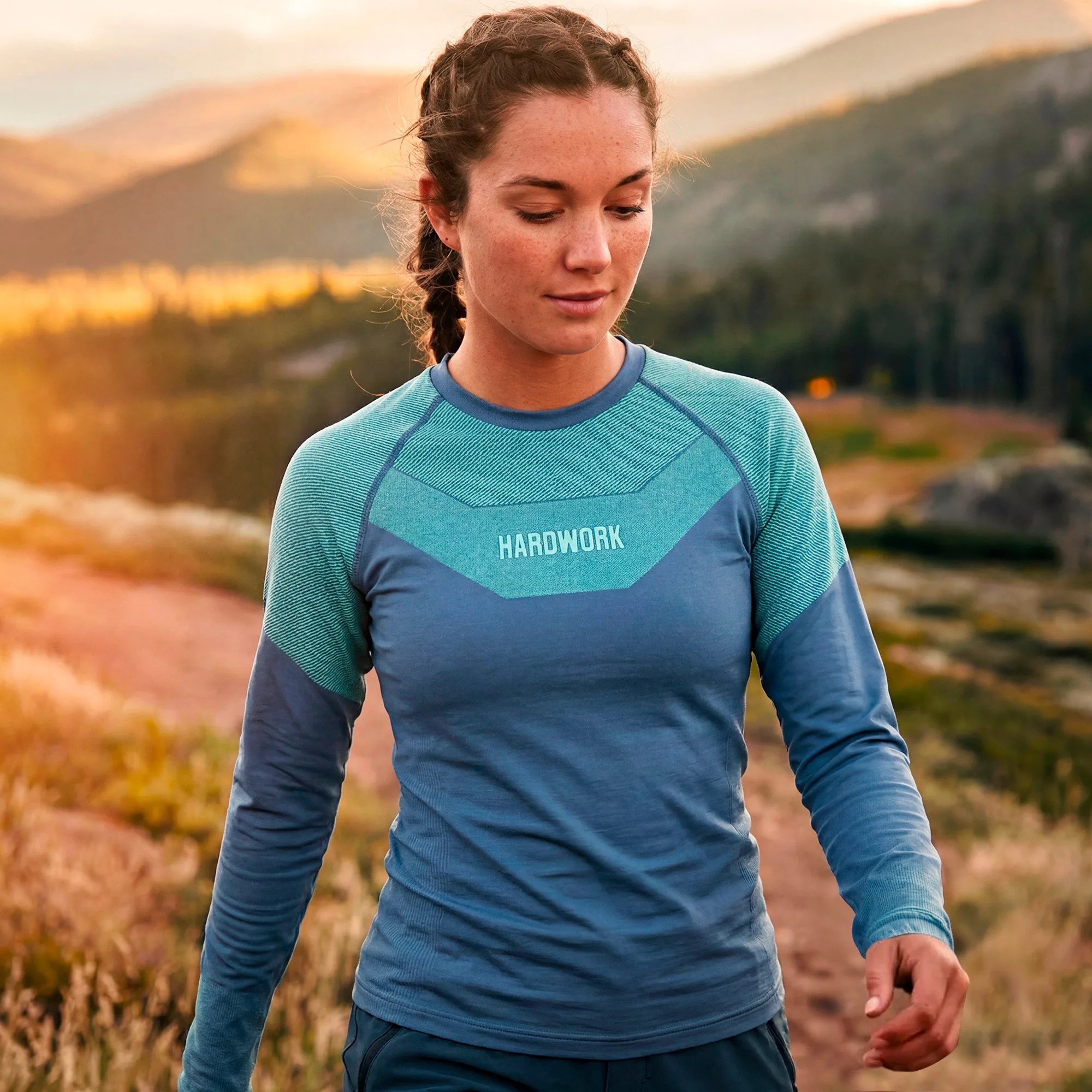 Camiseta Primera Capa HW Ecopper Mujer Blue