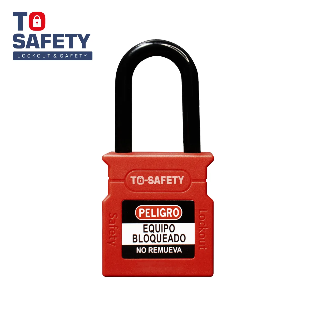 Candado con Arco de Plástico de 38 MM Rojo TS WCP38P To Safety