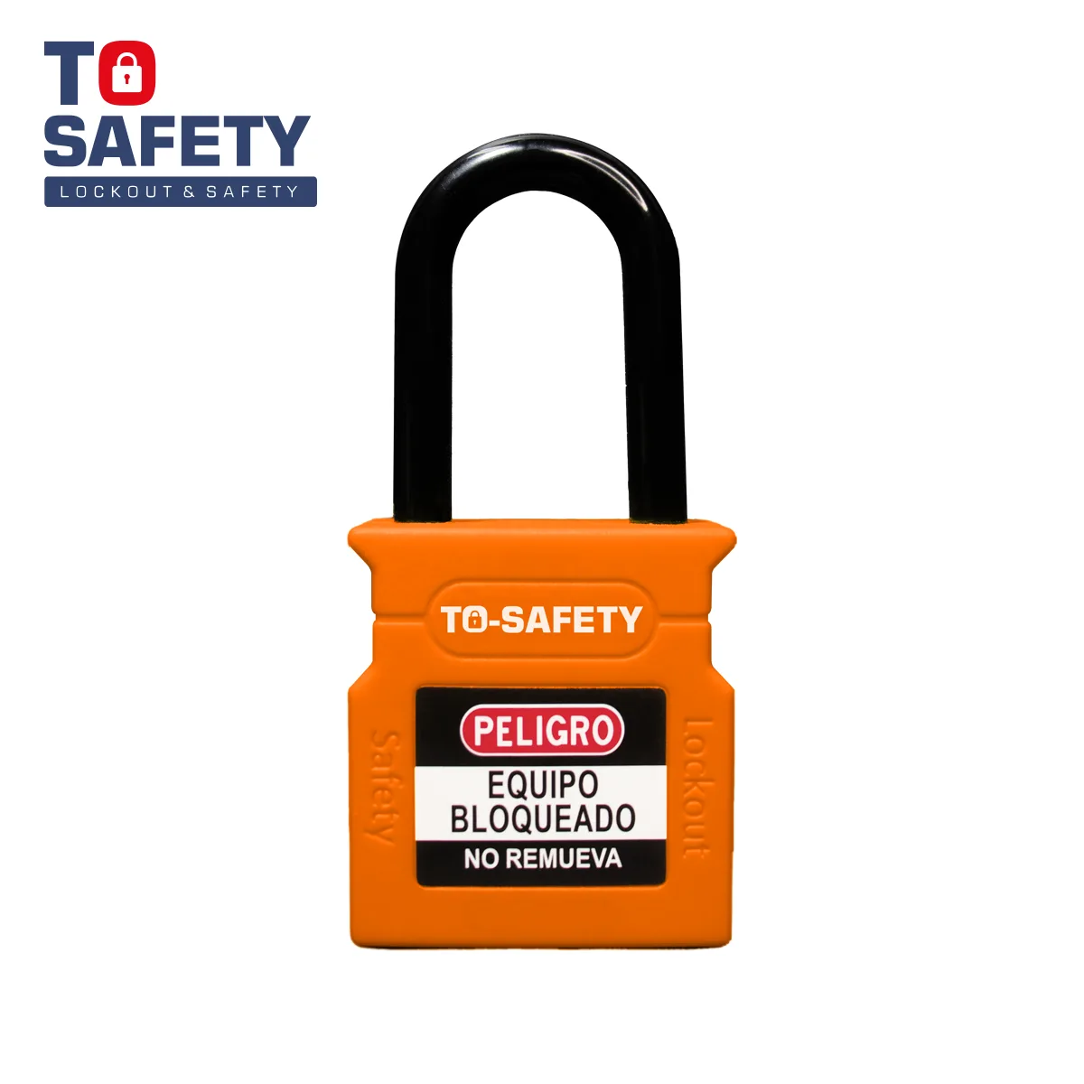 Candado con Arco de Plástico de 38mm Naranja TS WCP38P To Safety