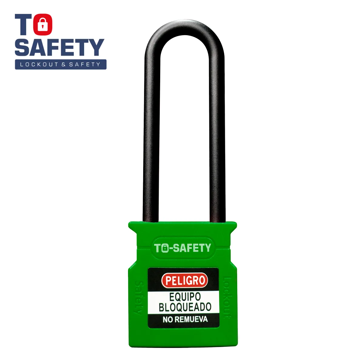 Candado con Arco de Plástico de 76 MM Verde TS WCP76P Dieléctrico To Safety