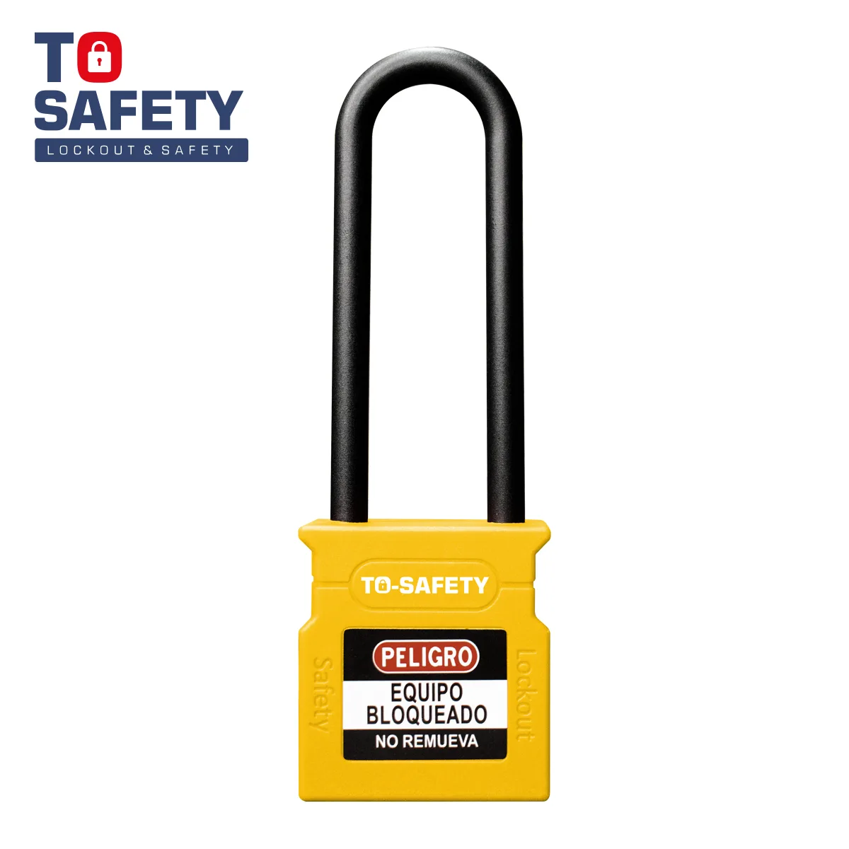 Candado con Arco de Plástico de 76mm Amarillo TS WCP76P Dieléctrico To Safety