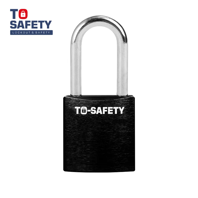 Candado de Aluminio con Arco de Acero 38mm Negro TS ALP38S To Safety