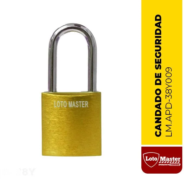 Candado de seguridad de aluminio Loto Master APD (38/76)
