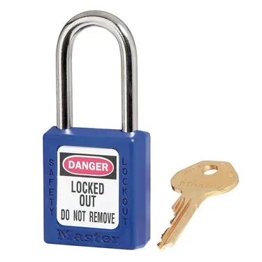 Candado de Seguridad Master Lock Zenex 410BLU Azul 38mm LOTO Keyed Different