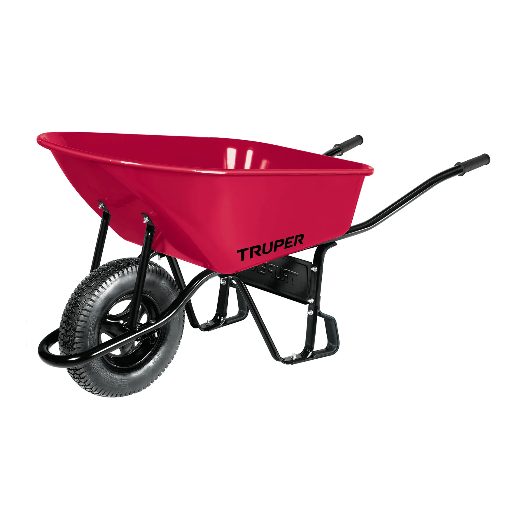 Carretilla 6 ft³ Neumática, bastidor tubular, TRUPER