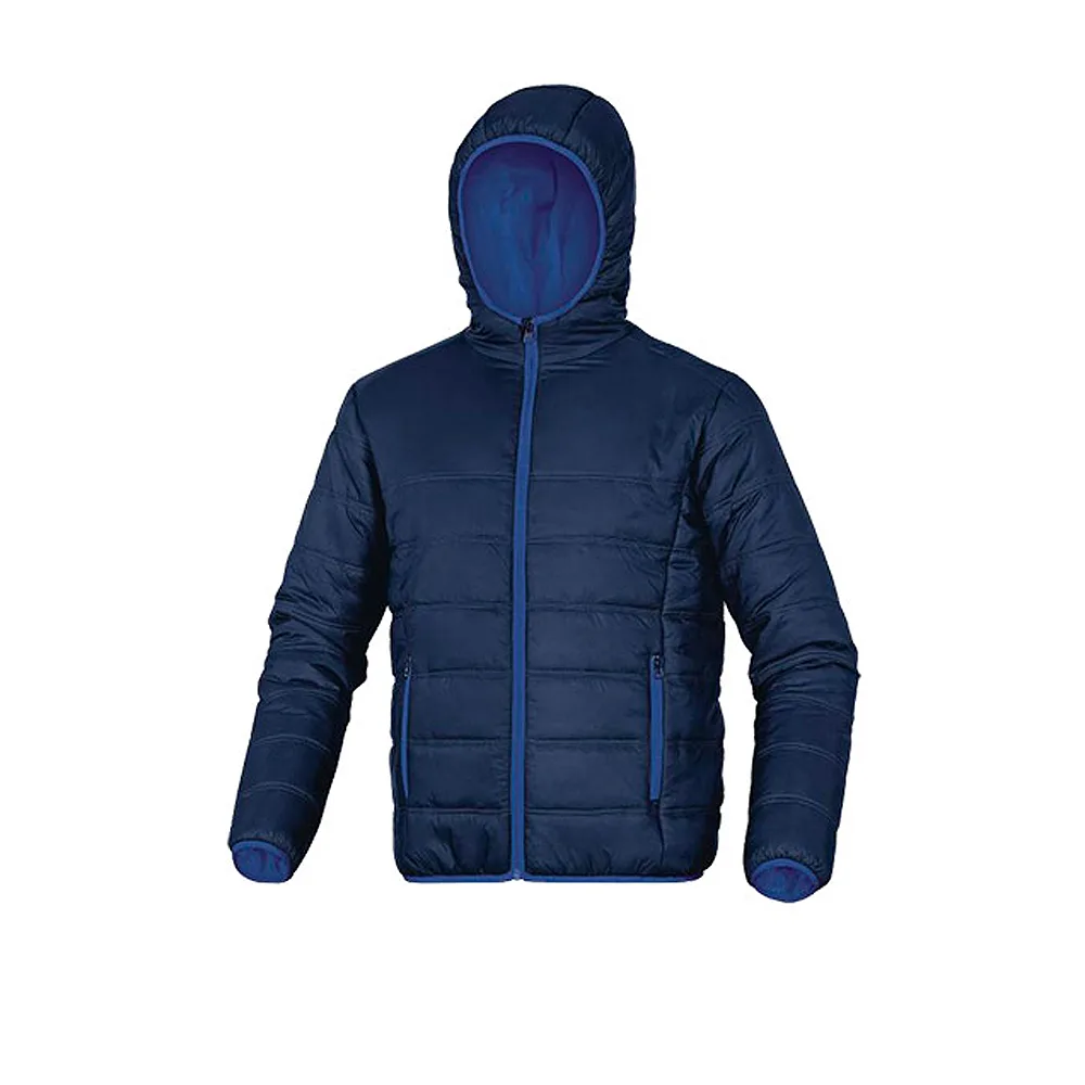 Casaca Acolchada Delta Plus Doon (guata 100% reciclada, azul marino/azul rey)