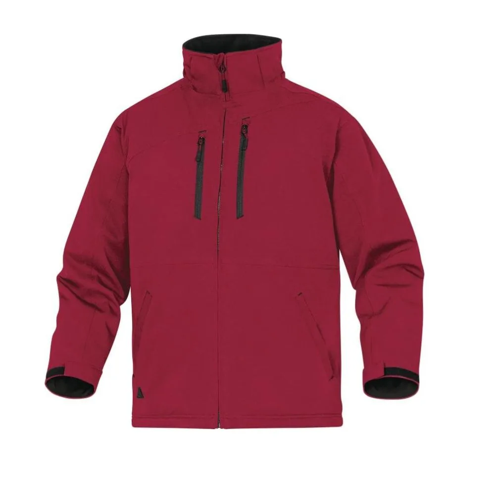 Casaca de Trabajo Delta Plus Milton 2 (softshell elástica impermeable, rojo)