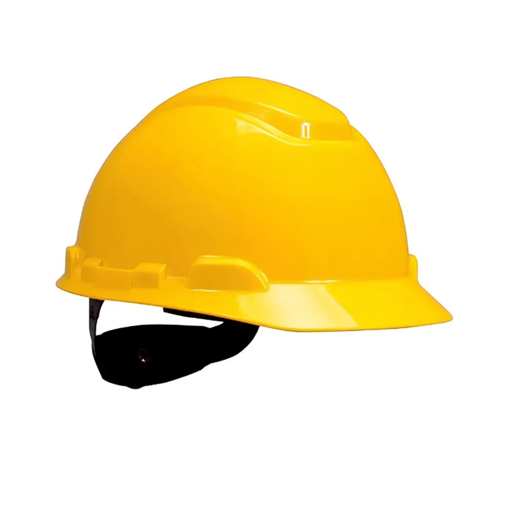 Casco de Seguridad 3M SecureFit H-700 Amarillo con Suspensión Ratchet 4 Puntos