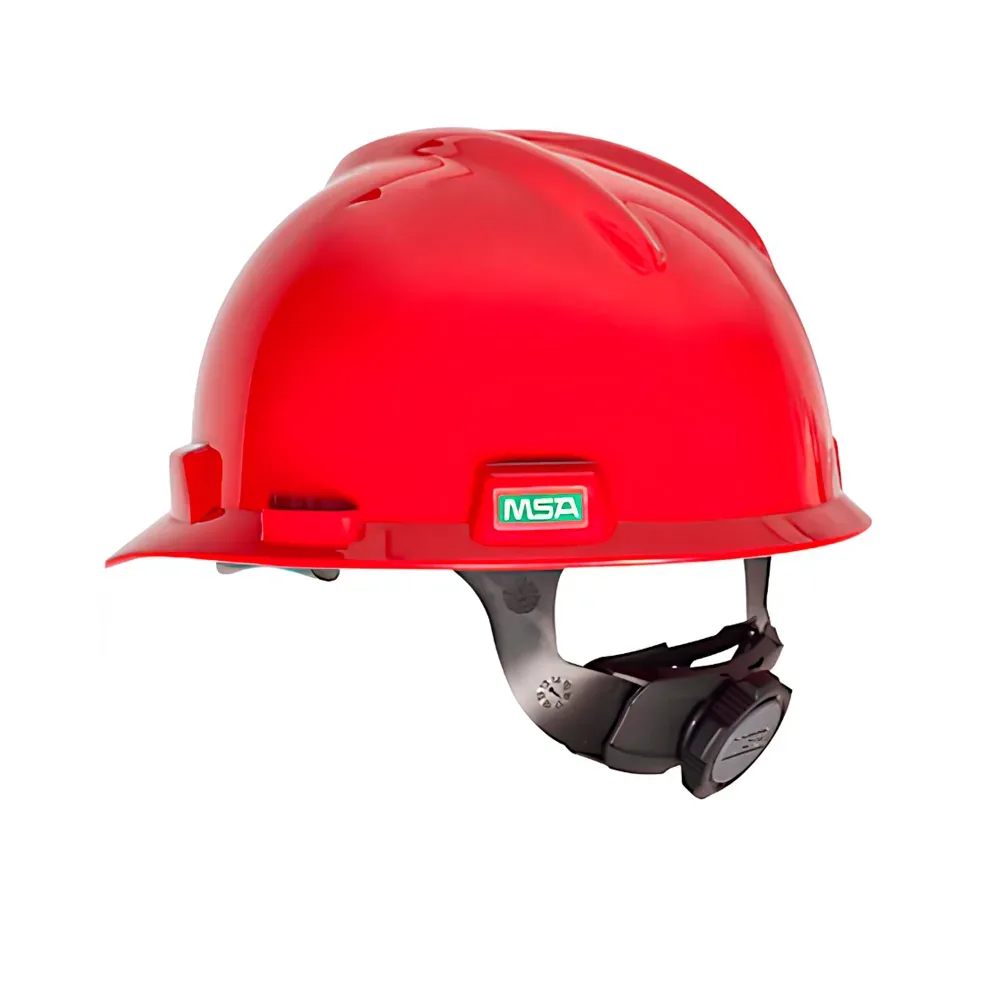 Casco de Seguridad Rojo V-Gard Tipo Jockey MSA