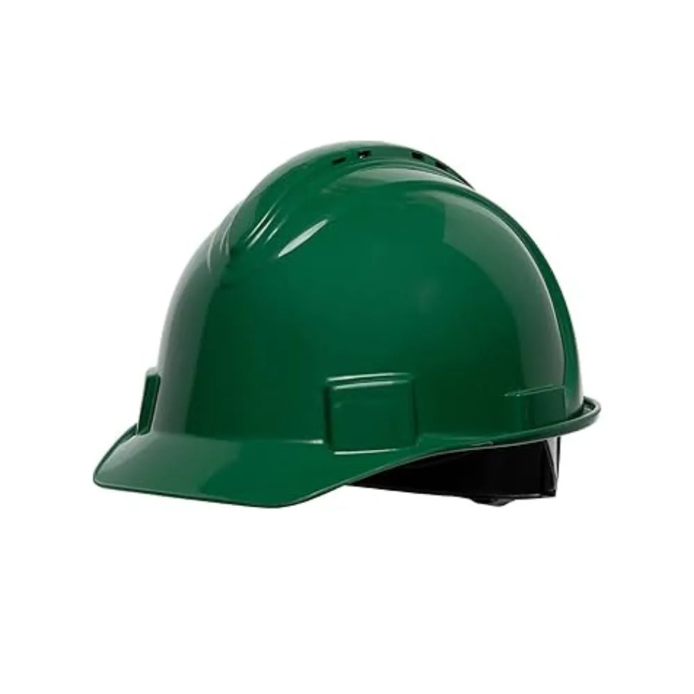 Casco de seguridad tipo ala corta con ratchet NORTH NSB10004 verde