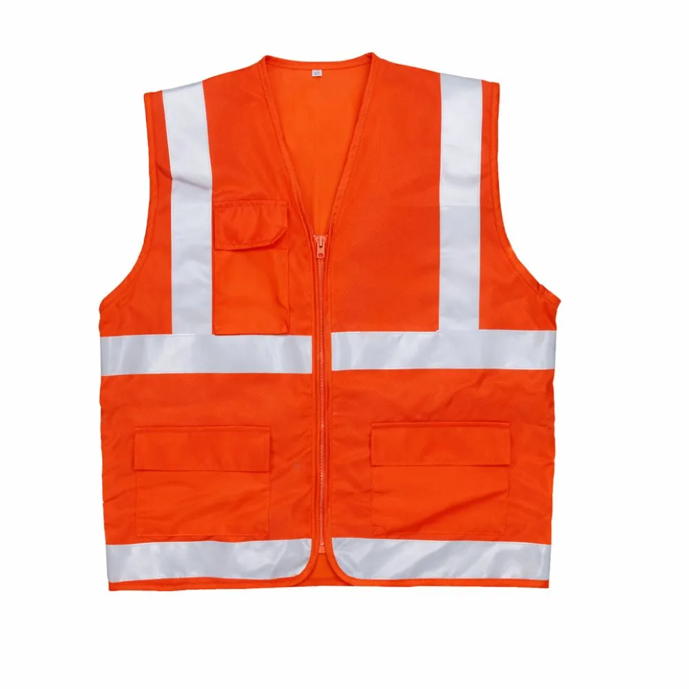 Chaleco Dril Naranja Modelo H