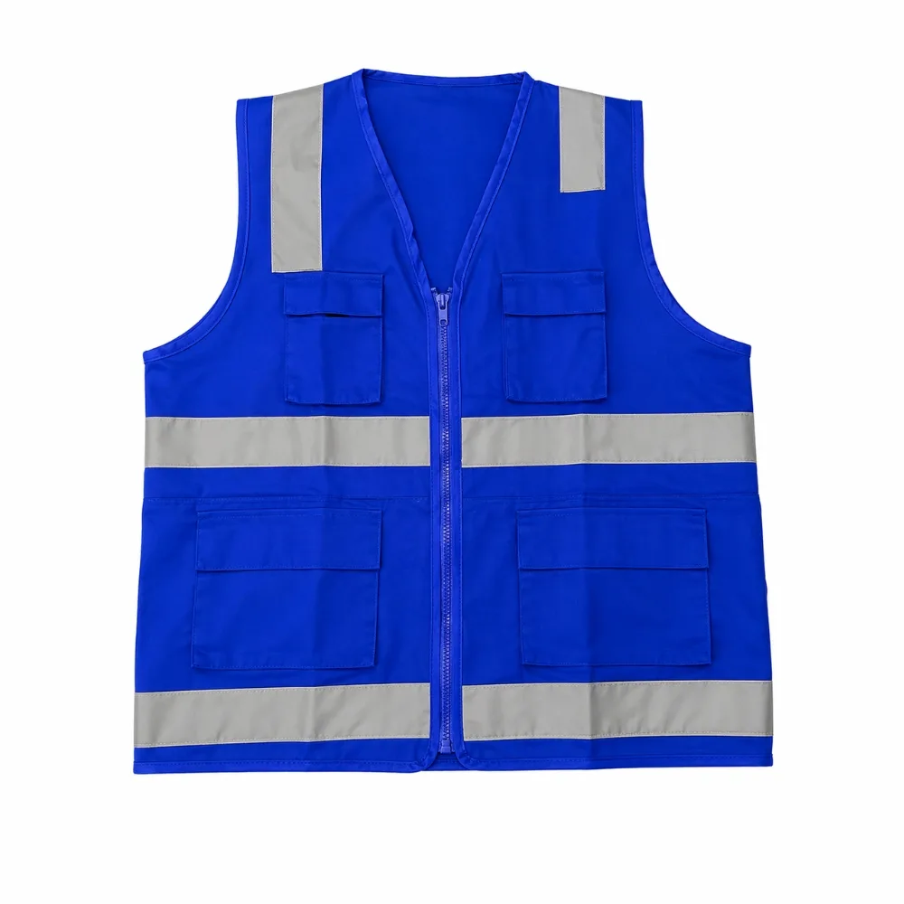 Chaleco Drill Azul con Cinta H