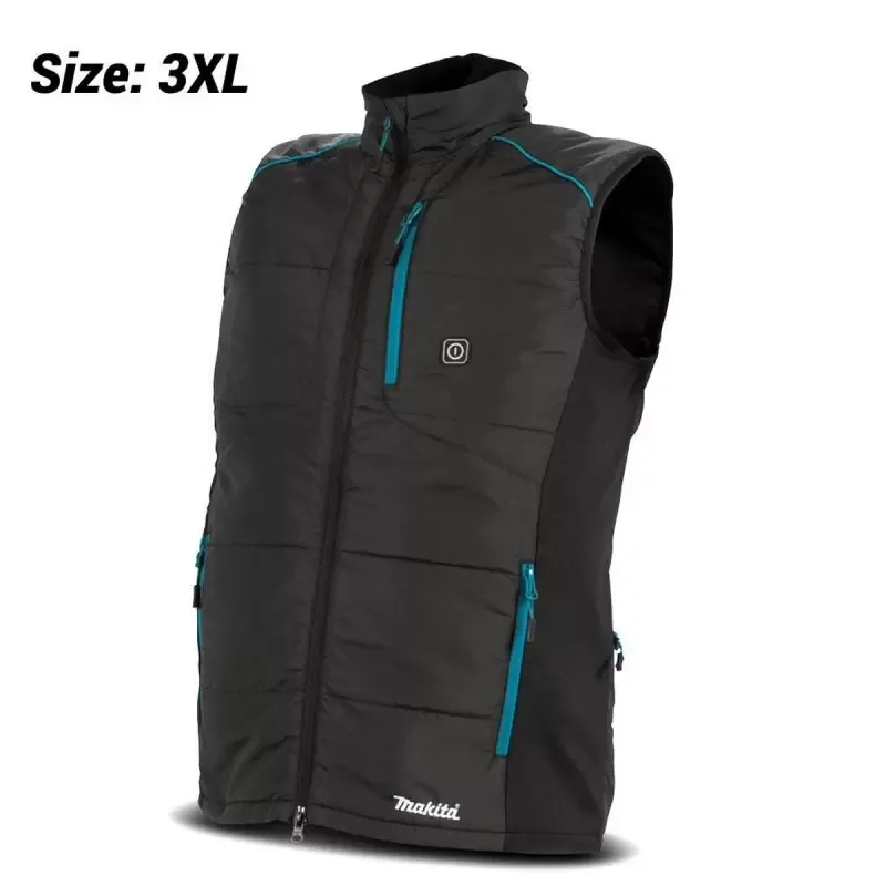Chaleco Térmico Calefactable Makita CV102DZ3XL 12V CXT Talla 3XL