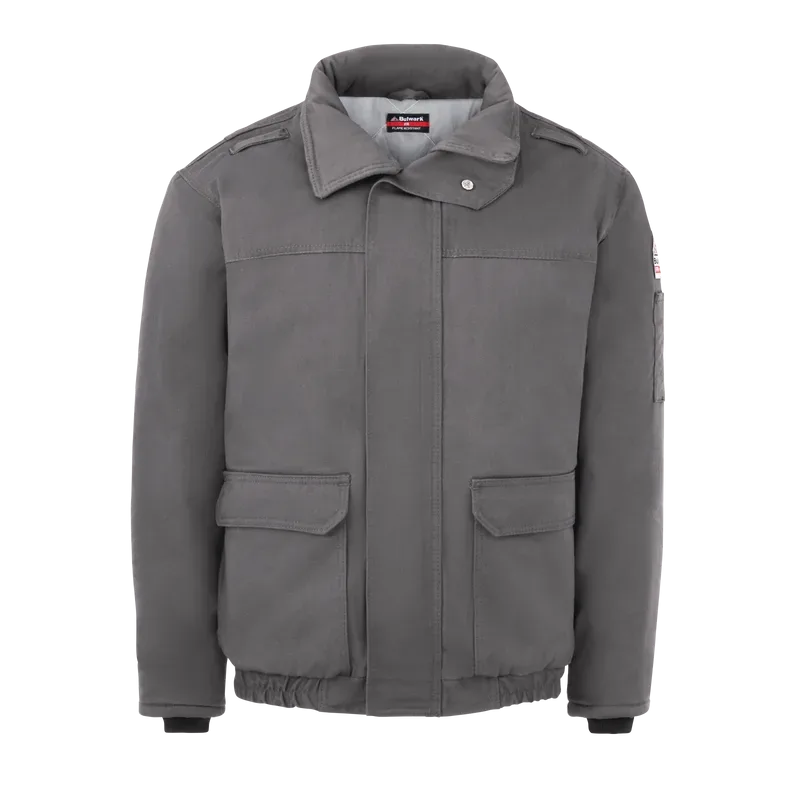 Chaqueta Bomber Ignífuga Bulwark JLR8 Aislada ATPV 34 cal/cm²