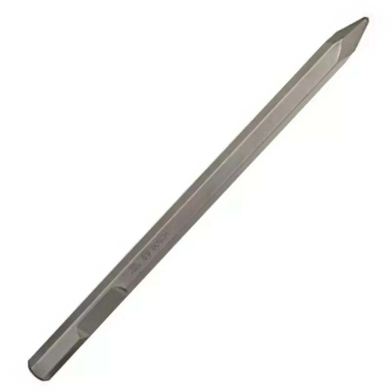 Cincel de punta Bosch 1618.600.019 de 520 mm con vástago hexagonal de 1 1/8"