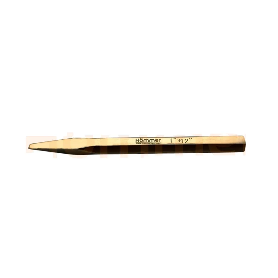 Cincel de Punta Hexagonal de Bronce de 1″x12″ CPBR1