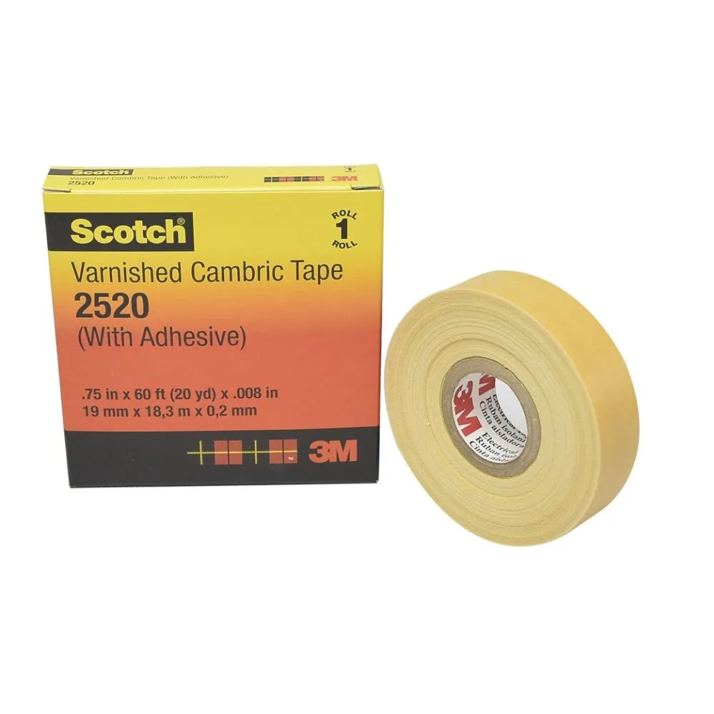 Cinta Aisladora 3M Scotch 2520 (Cambric Barnizada)