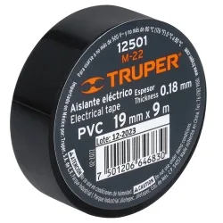 Cinta Aislante Negra Truper 12501 19mm x 9m · foto 3