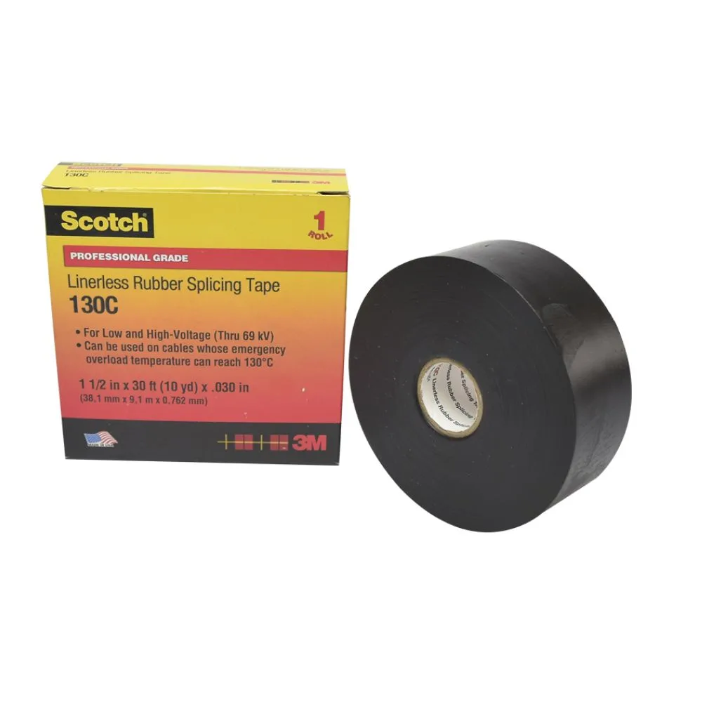 Cinta Eléctrica Aislante 3M Scotch 130C Autofundente (hasta 69 kV)