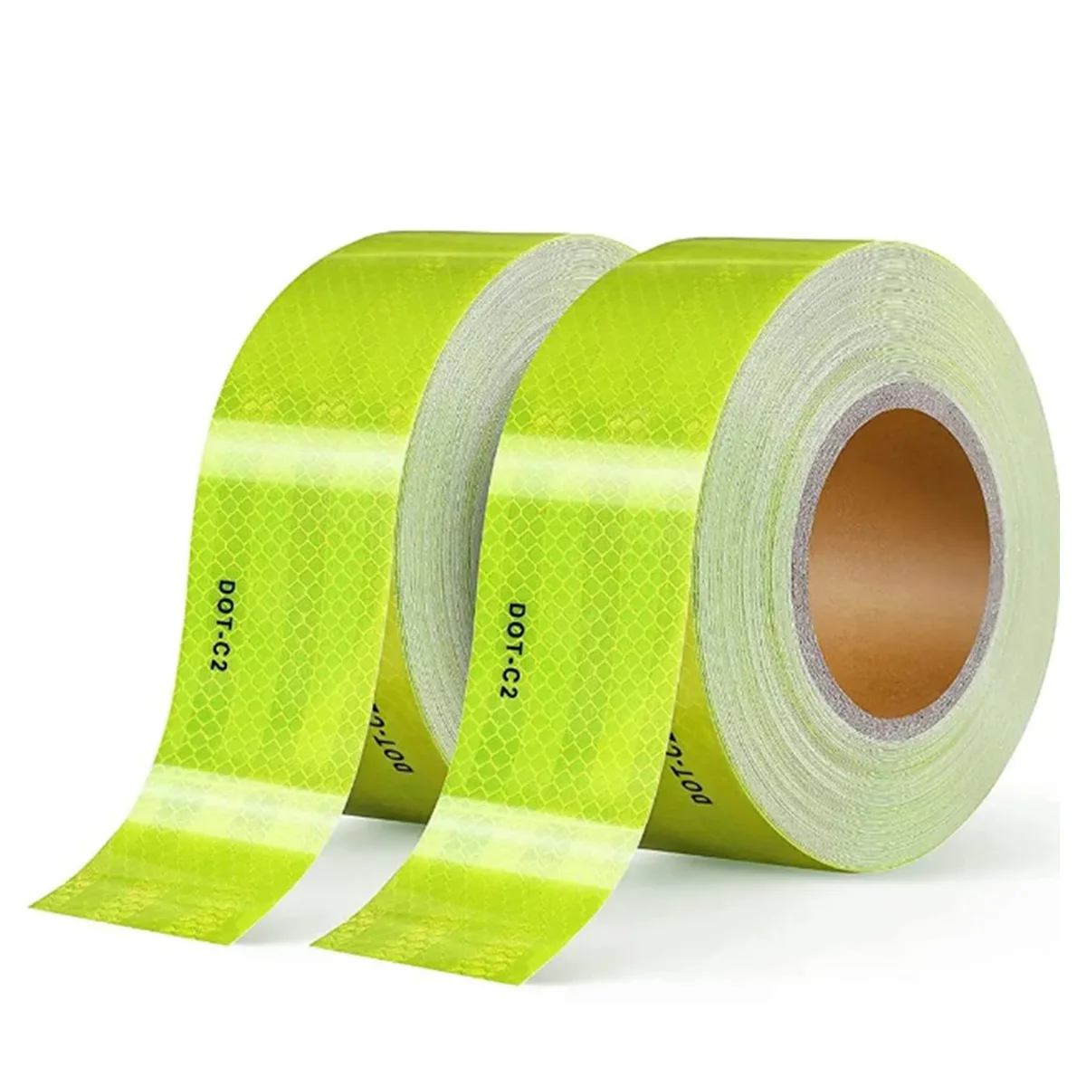 Cinta reflectiva adhesiva de 2 pulgadas SEGPRO verde