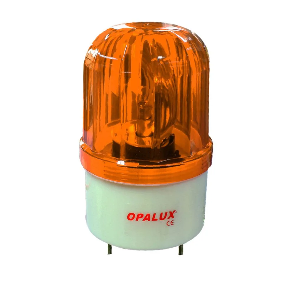 Circulina con sirena de 220V OPALUX GL-13Y amarilla