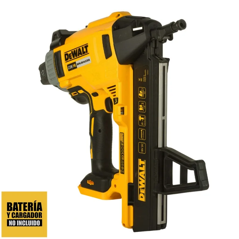 Clavadora de Concreto DeWalt DCN891B 20V MAX XR Brushless — clavos de 13 a 26 mm (Baretool)