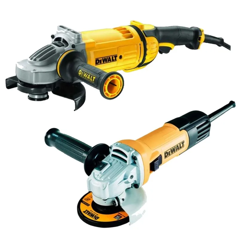 Combo de amoladoras DeWalt DWE4557-K15: angular 7" de 2400 W y angular 4 1/2" de 750 W
