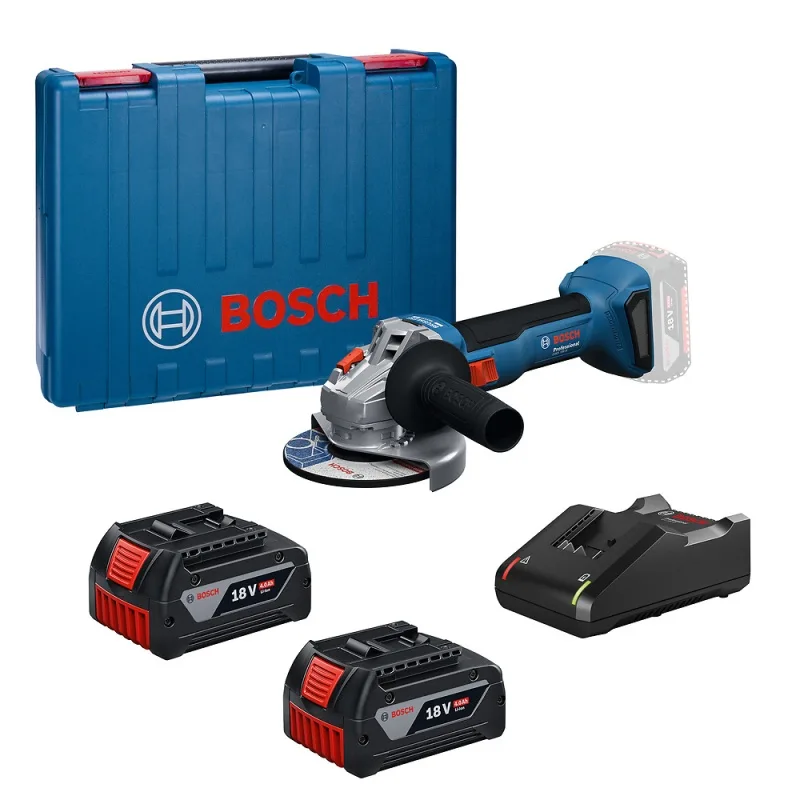 Combo Inalámbrico Bosch 18V Brushless: Amoladora 5" + Rotomartillo SDS-Plus + Linterna LED con 2 Baterías · foto 2