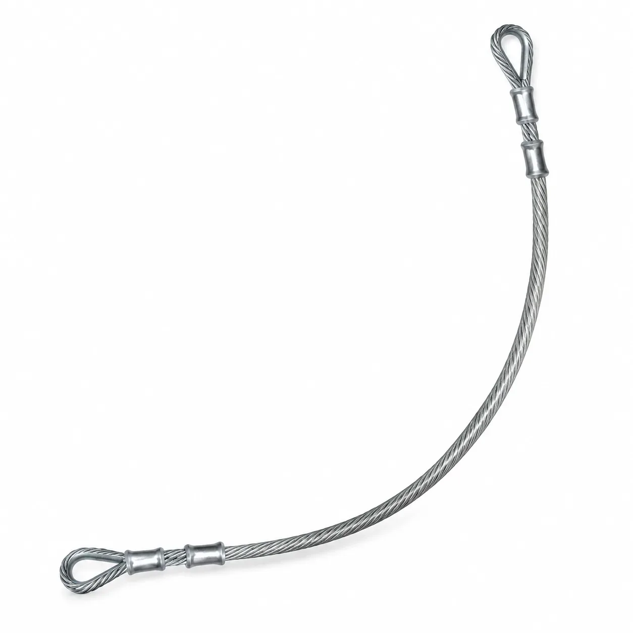 Conector de anclaje ojo-ojo de cable de acero de 1/4 de pulgada HAUK E012F