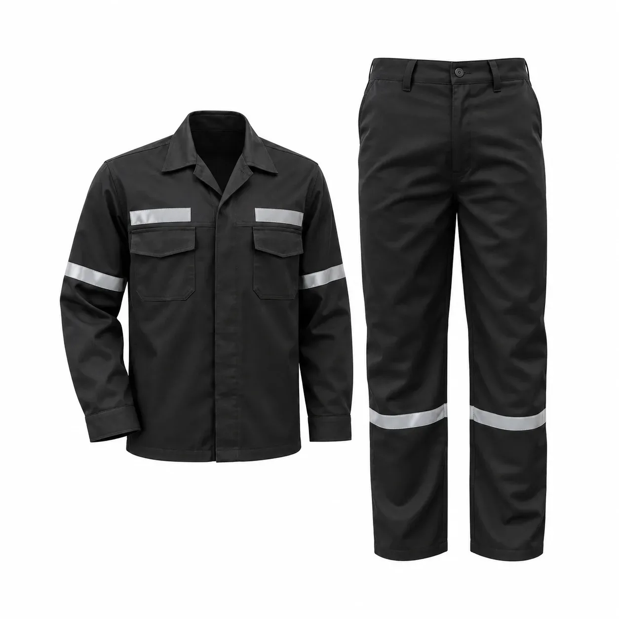 Conjunto de trabajo en dril negro