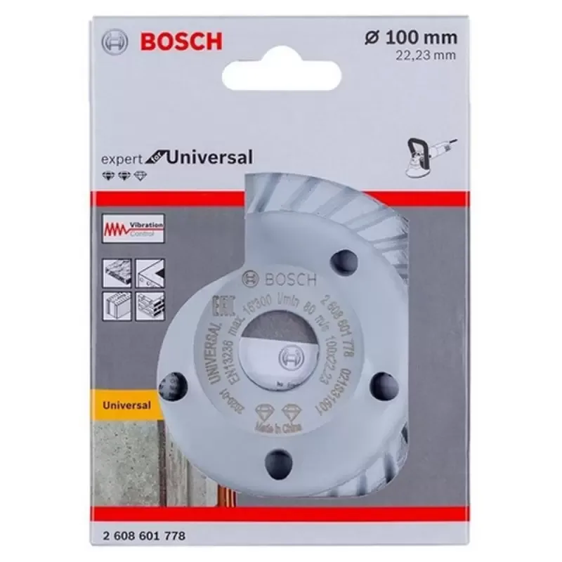 Copa Diamantada Bosch Expert for Concrete Segmentada 110 x 22,23 mm para Desbaste