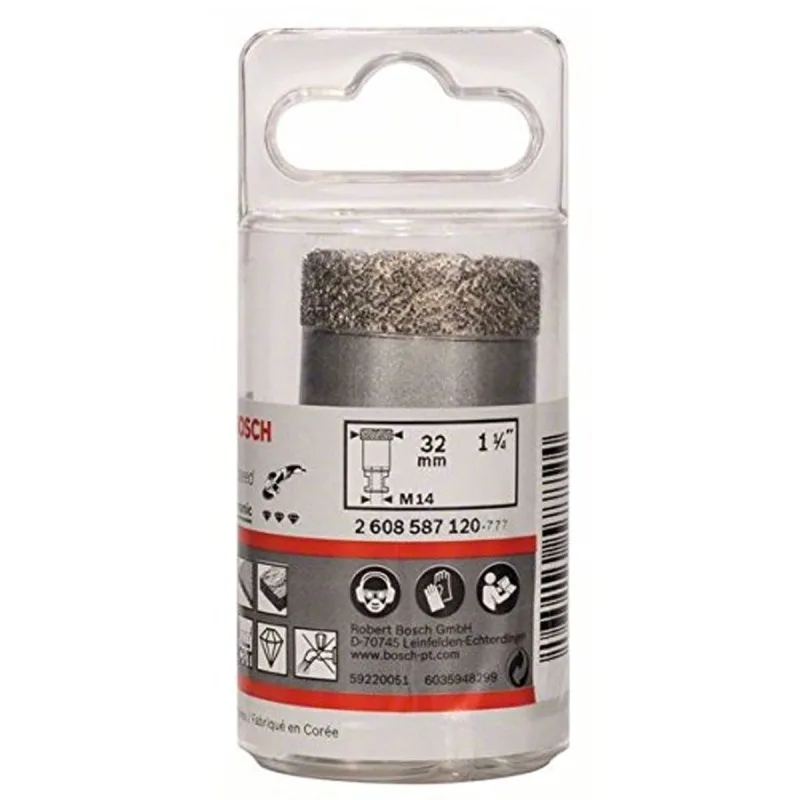 Corona Diamantada Bosch Dry Speed Best for Ceramic 32 mm para Amoladora