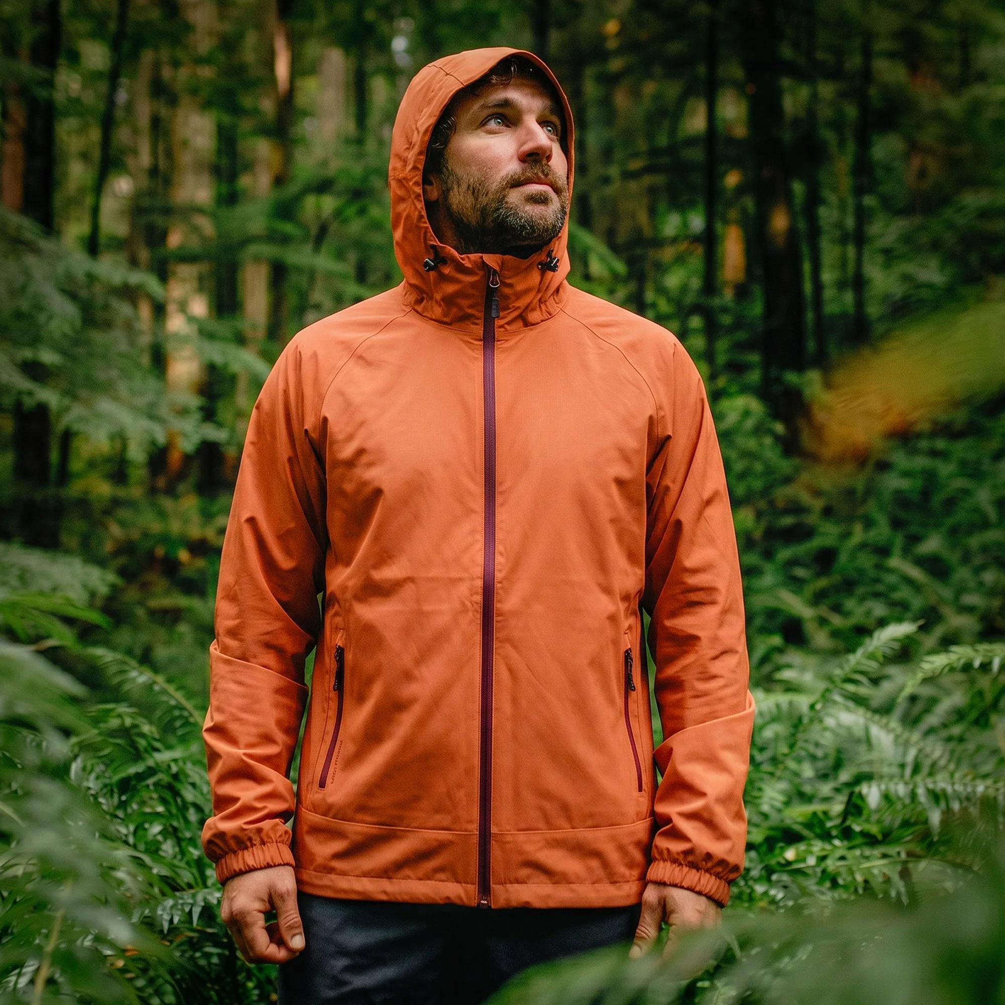 Cortaviento Vent Hombre Dark Orange