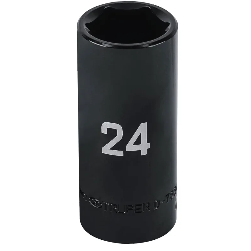 Dado de Impacto Hexagonal 24mm Encastre 1/2" Truper 100923