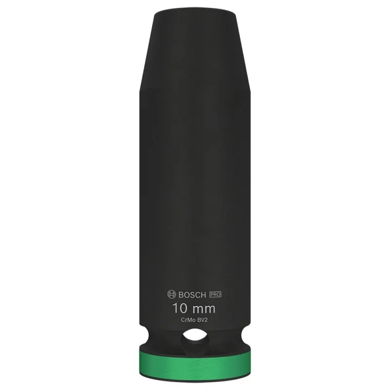 Dado de Impacto Largo Bosch 2608.003.044-000 Encastre 1/2" x 10 mm Hexagonal