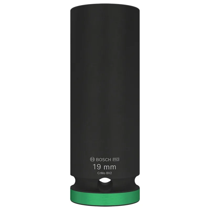 Dado de Impacto Largo Bosch Hexagonal 19 mm · encastre 1/2"