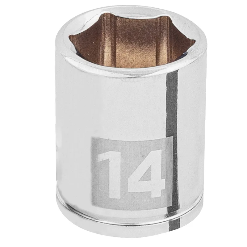 Dado Hexagonal 1/4" x 14mm Corto Truper 100967