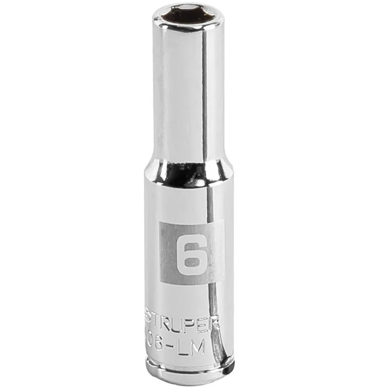 Dado Hexagonal 1/4" x 6mm Largo Truper 13200