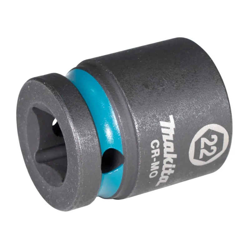 Dado Hexagonal 22 mm x 1/2" Corto Makita E-16184 Impact Black · foto 2