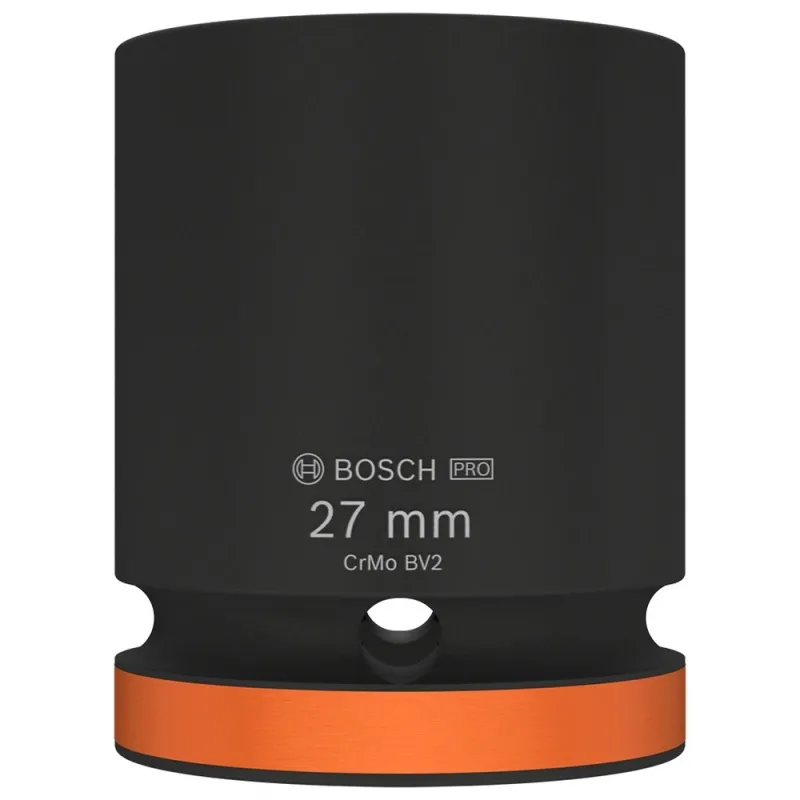 Dado Hexagonal Bosch 3/4" 27mm Corto para Llave de Impacto
