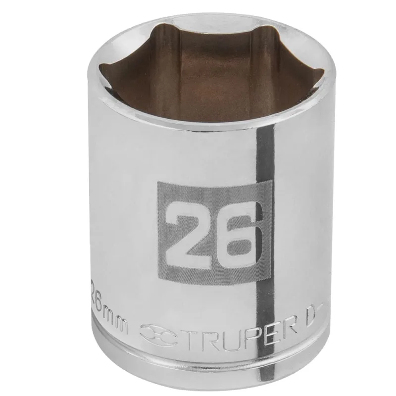 Dado Hexagonal Truper 101006 1/2" x 26mm Corto