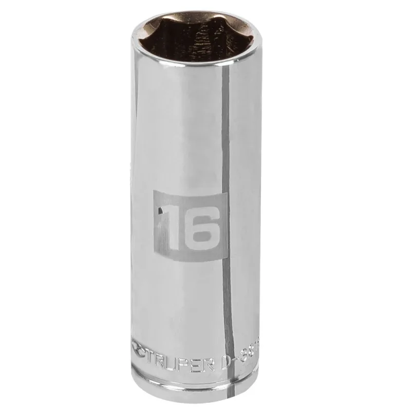 Dado Hexagonal Truper 16mm Largo Encastre 3/8" 13776