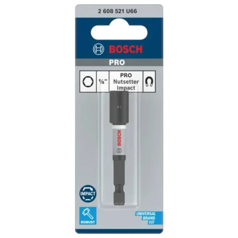 Dado Magnético Bosch Impact Pro Hexagonal 1/4 Pulgada 50mm · foto 3