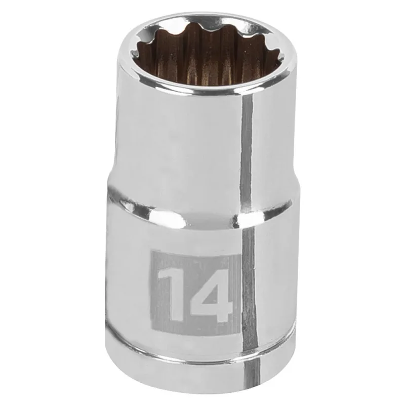 Dado Poligonal 1/2" x 14mm Corto Truper 13528