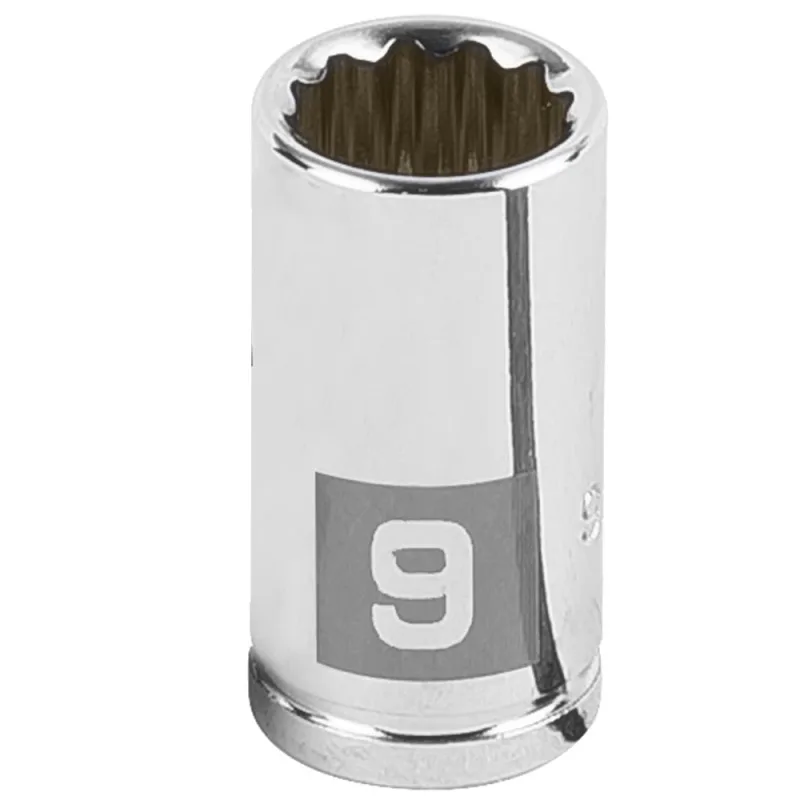 Dado Poligonal Milimétrico Truper 100981 1/4" x 9mm Corto