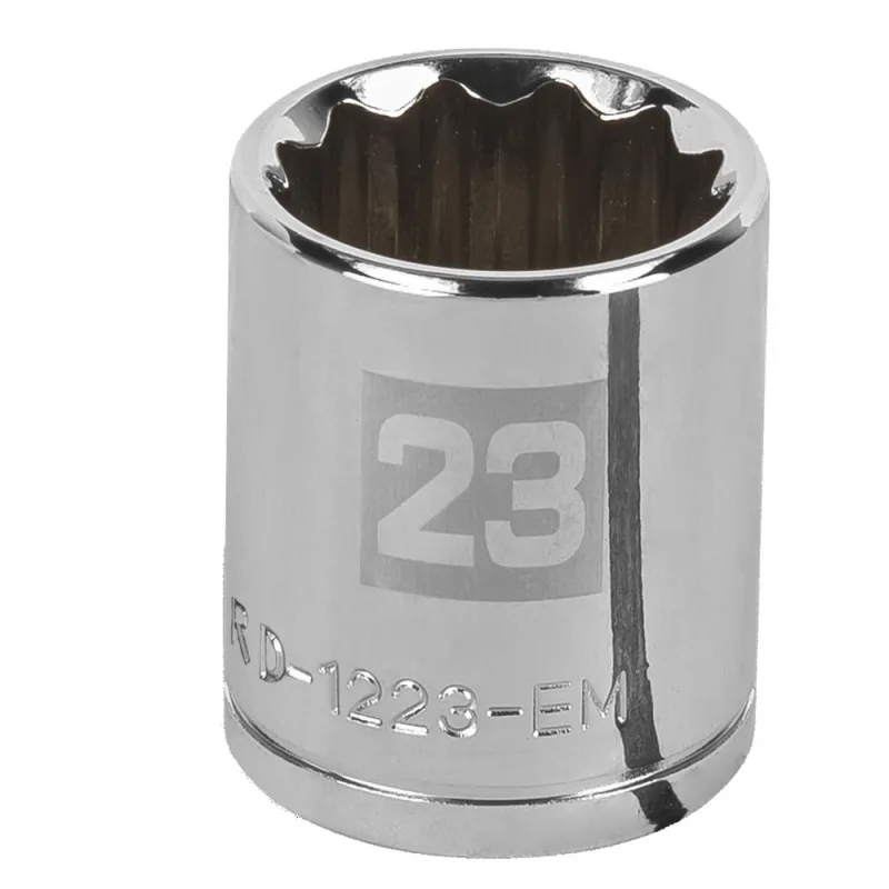 Dado Poligonal Milimétrico Truper 13537 1/2" x 23mm Corto