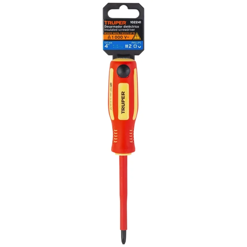 Desarmador Phillips Truper 102241 PH2 x 4" Aislado · foto 4